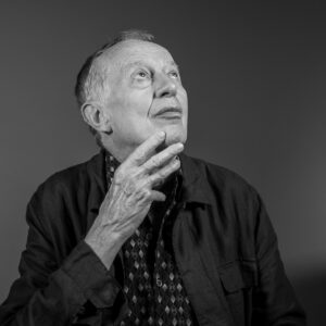 Expressive portrait of a man taken in a studio in Lisbon